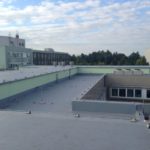 Hydroizolácia plochej strechy – Nemocnica Topoľčany
