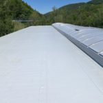 Hydroizolácia plochej strechy – Opravárenská hala, Brezno