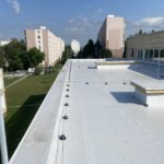 Hydroizolácia plochej strechy – Telocvičňa ZŠ Gorazdova, Bánovce nad Bebravou