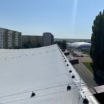 Hydroizolácia plochej strechy – Zimný štadión, Senica